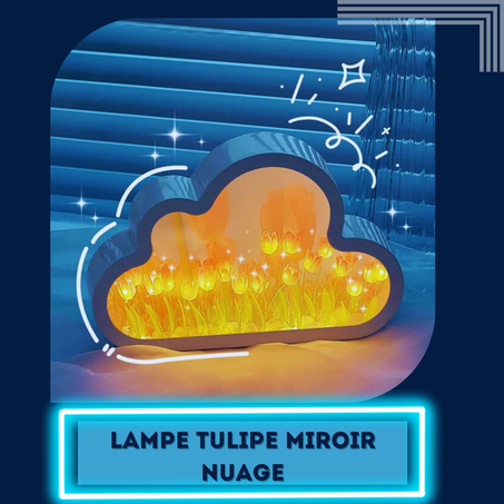 Lampe Tulipe Miroir Nuage