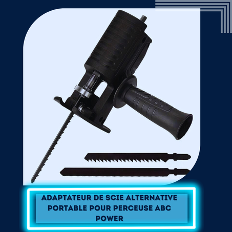 Adaptateur de scie alternative portable pour perceuse ABC POWER