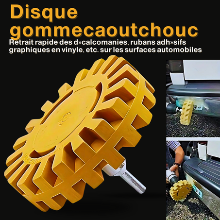 Disque gomme de décapage