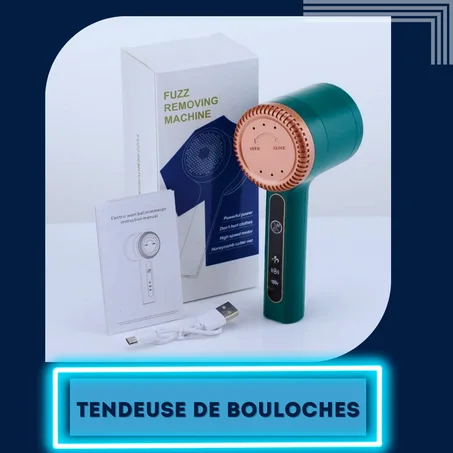 Tendeuse de bouloches de vêtements rechargeable  3 vitesses