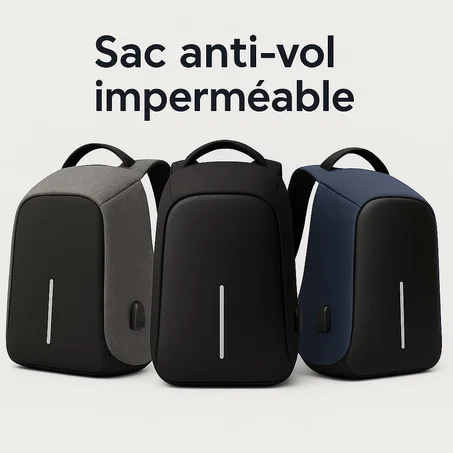 حقيبة ظهر مضادة للسرقة والقطع ومقاومة للماء ⭐⭐⭐⭐⭐