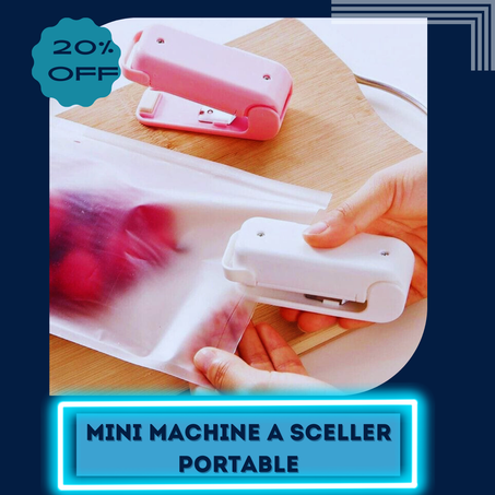 Mini machine a sceller portable