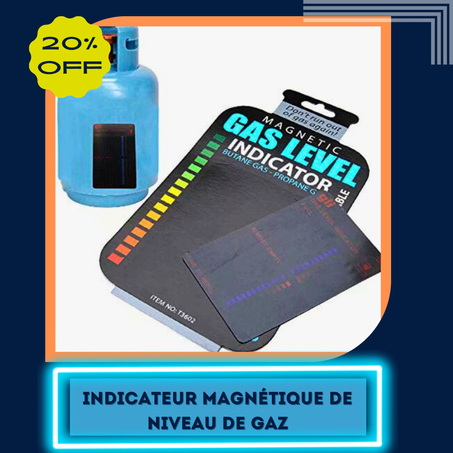 Indicateur magnétique de niveau de gaz