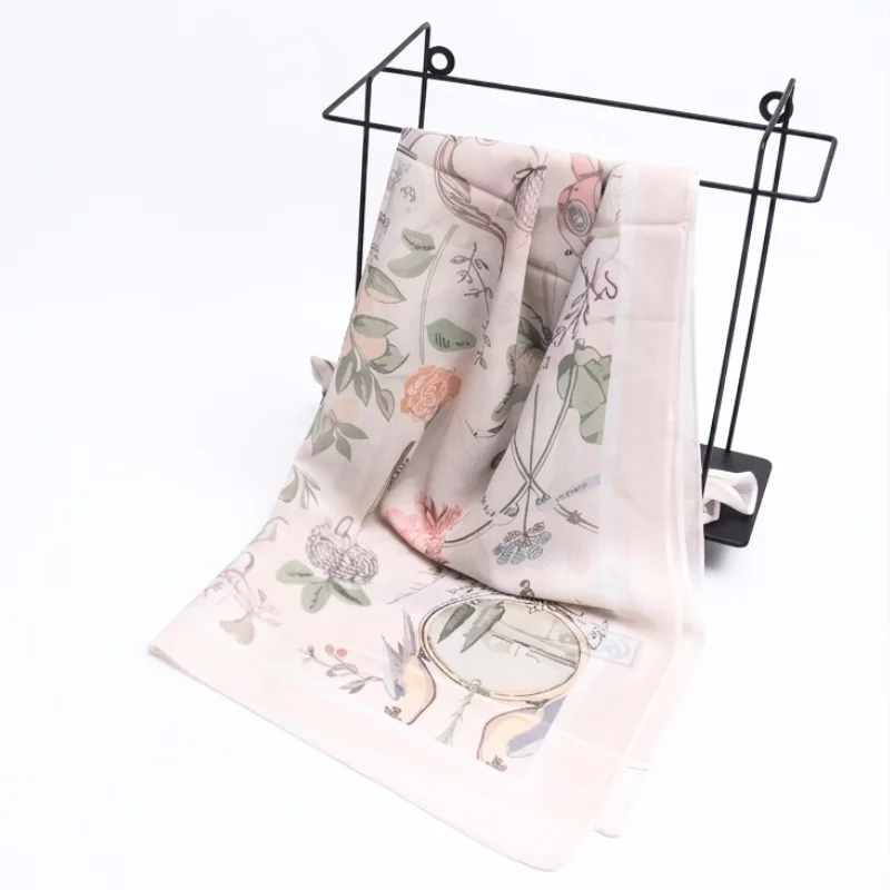 Foulard en Crêpe Chiffon – Jardin Botanique
