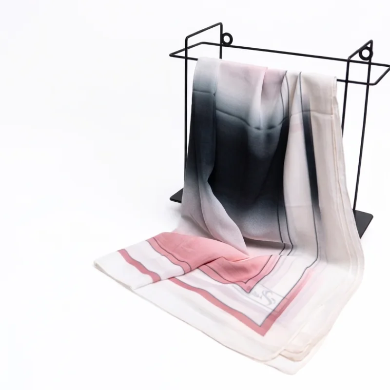 Foulard en Crêpe Chiffon – Harmonie Pastel