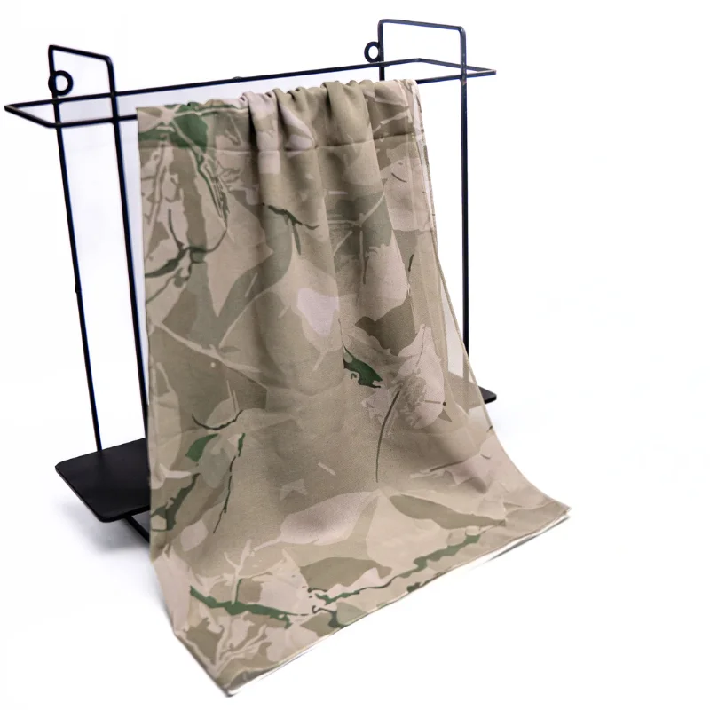 Foulard en Crêpe Chiffon – Édition Terre Naturelle