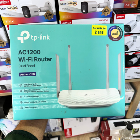 TP LINK AC1200 WIFI ROUTER ARCHER C50
