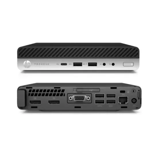 HP ProDesk 600 G3 Mini Core i5-7500T I 8Go I 256Go I HP 24″ FHD-Fremlisse