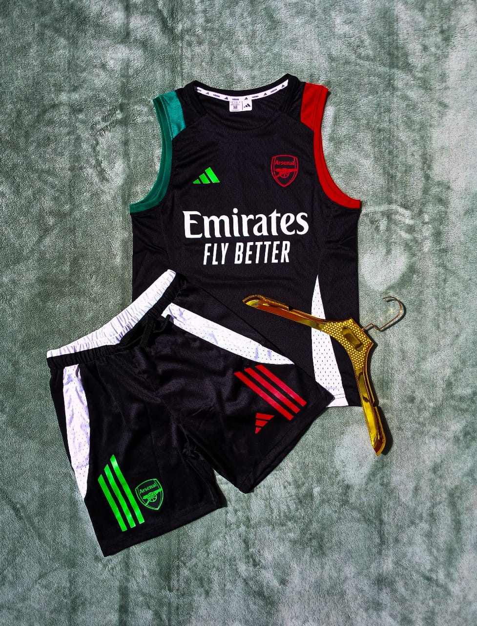 /Arsenal F.C. Black debardeur (100% ثوب تركيا )