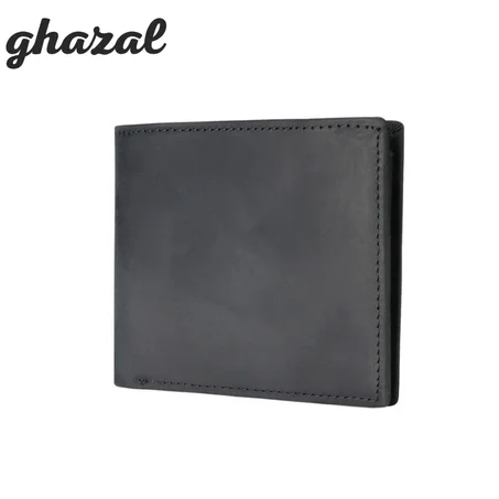 Short horse leather wallet