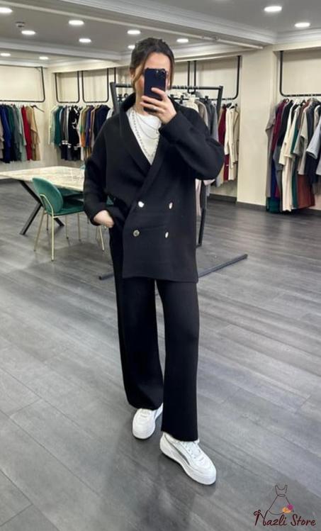 طقم مميز صوف شتوي❄️ تخفيضات نهاية الشتاء ❄️