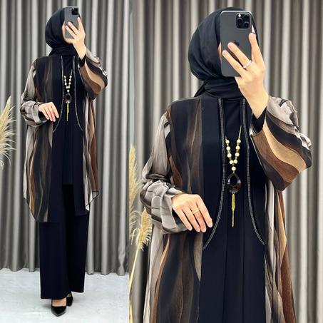 طقم من ثلاث قطع صيفي مناسب لجميع المناسبات