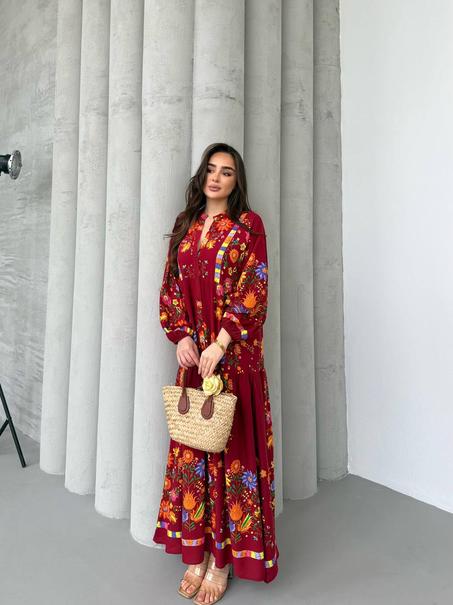 روبة تركية صيفية بلمسة زهرية – لون  راقٍ