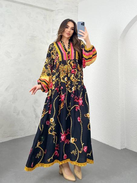 فستان طويل تركي ناعم بألوانٍ رائعة  احصلي عليه الآن