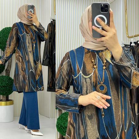 طقم  للمقاسات الكبيرة يجمع بين الراحة، الدفء !