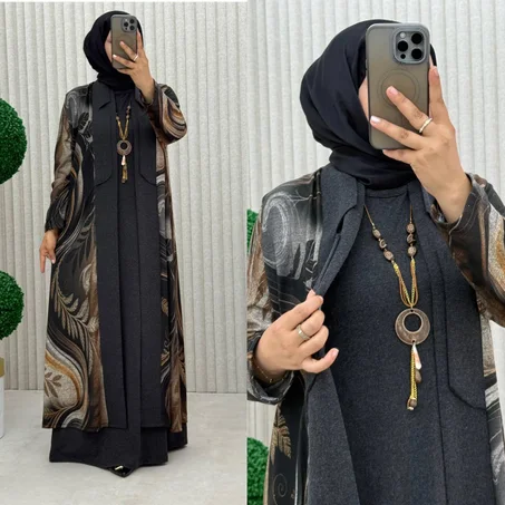 خاص بالعيد 🌙 طقم نسائي راقٍ