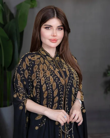 عباية ليالي الذهب 💎- 🚚 توصيل مجاني لكل الولايات