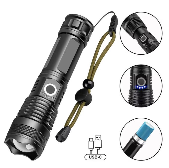 LAMPE TACTIQUE 3000 LUMENS