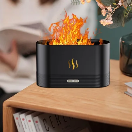 Flame Essential Oil Diffuser (Black)