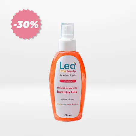 -Brume Corps et Cheveux Enfants Naturelle Little Lady -Rose pailletée