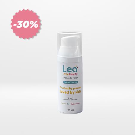 Crème Visage SPF 50+ 2 en 1 : Hydratation Naturelle et Protection Solaire