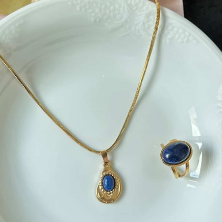 Ensemble lapis lazuli