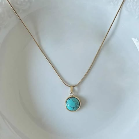 Collier pierre de turquoise
