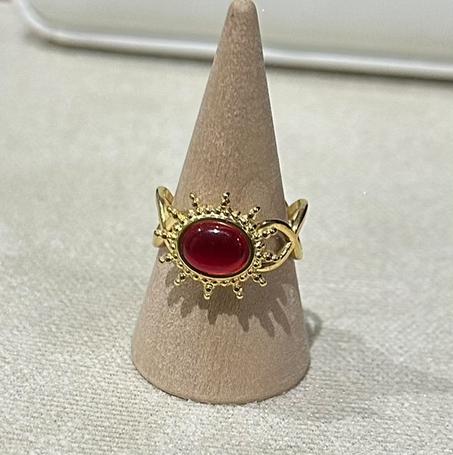 Bague Rubi rouge