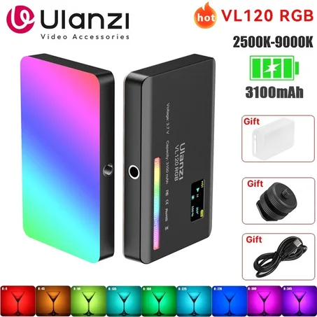 إضاءة أولانزي (Ulanzi VL120) الاحترافية