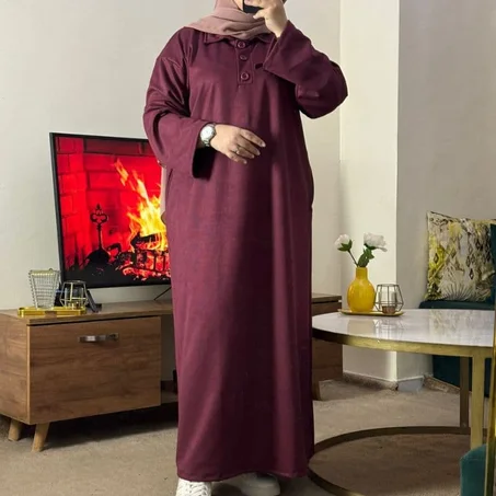 🔥عرض بلاك فرايداي🔥 استمتعي بإطلالة راقية تجمع بين الراحة والأناقة،مصممة بثوب فودان كتوفر لك الدفء طوال اليوم