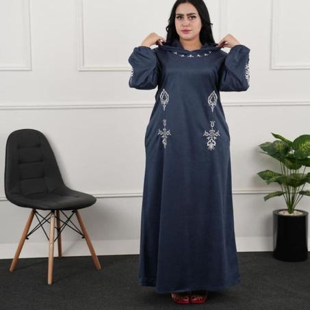 🥳تخفيض خاص كوني نجمة🤩هذا الشتاء بإطلالة أنيقة ودافئة😍 جلابة شتوية ثوب سخون  عالي الجودة سارعو بالطلب👇🏻قبل نفاذ الكمية⏳(صور غيال)