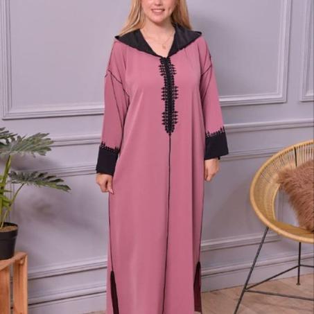 تخفيض خاص خلال24 ساعة💥 جلابة كريب دسوا…خدمة المعلم باليد بطرزة التاج بالذبانة   فخامة الأناقة في إطلالة وحدة