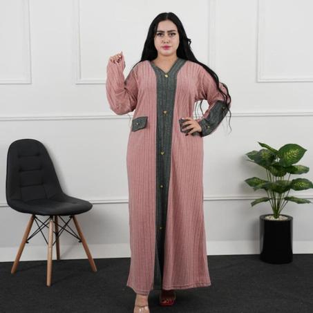 🥳تخفيض خاص كوني نجمة🤩هذا الشتاء بإطلالة أنيقة ودافئة😍 كسوة شتوية ثوب سخون  عالي الجودة سارعو بالطلب👇🏻قبل نفاذ الكمية⏳(صور غيال)