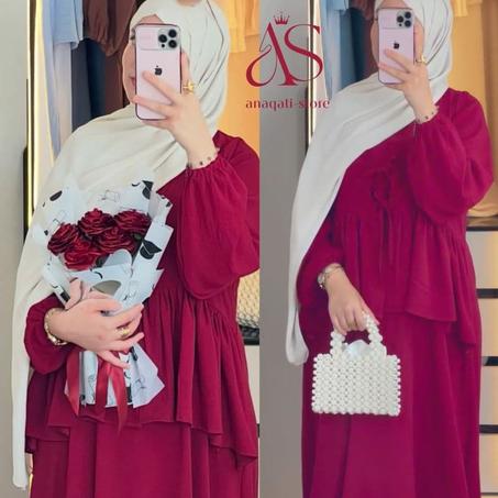 اكتشفي الفخامة والأناقة مع هذه الكسوة المميزة للمحجبات 🧕🏃‍♂ سارعي بالطلب👇🏻 قبل نفاذ الكمية⏳