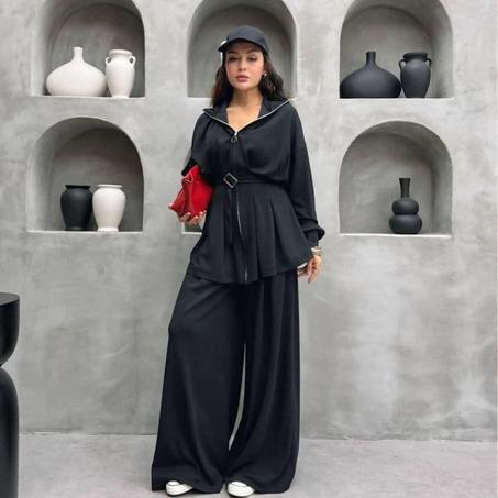 استعدي للأناقة والراحة مع هاد الاونصومبل 2 بياس  موديل تركي 🇹🇷لي غادي يعطيك لوك عصري وأنيق 🏃‍♂ سارعي بالطلب👇🏻 قبل نفاذ الكمية⏳