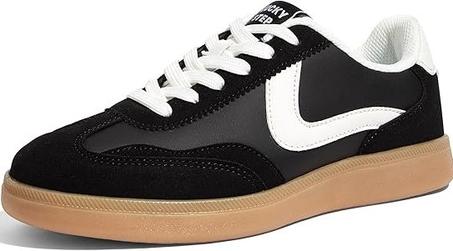 لاكي ستيب حذاء رياضي عصري كلاسيكي كاجوال للنساء، حذاء تزلج مريح غير قابل للانزلاق