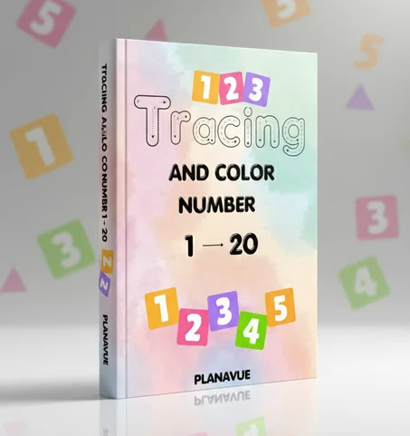 تتبع الأرقام وتلوينها