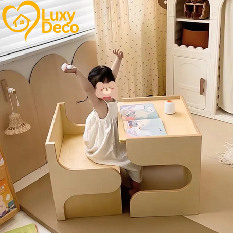 Bureau Enfant 2 en 1 – Ergonomique, Pratique et Ludique