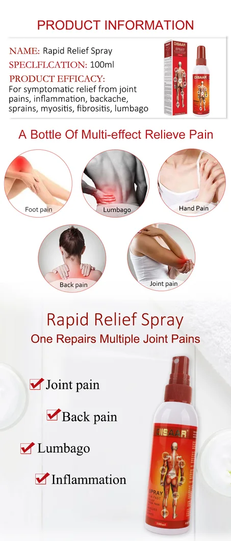 DISAAR PAIN RELIEF SPRAY + POMMADE