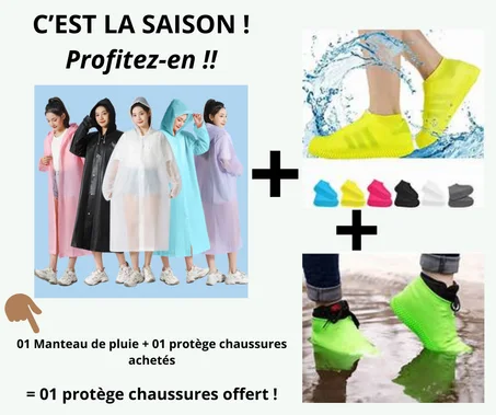 MANTEAUX DE PLUIE HAUTE QUALITÉ ++  ET PROTÈGE-CHAUSSURES