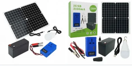 Générateur électrique. rechargeable + plaque solaire