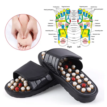 PANTOUFLES D'ACUPUNCTURE (MASSAGE SLIPPERS)