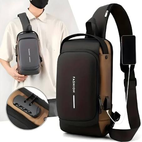 حقيبة الظهر المضادة للسرقة مع قفل