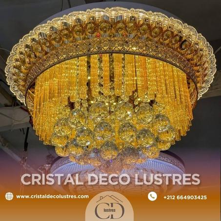 LUSTRE PLAFONNIER EN CRISTAL