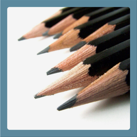 set crayons et stylo