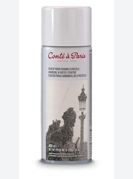 fixatif en aérosol Conté à Paris pour fusains et pastels 400ml