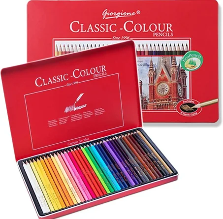 boîte de crayons de couleur Giorgione Classic-Colour Pencils.