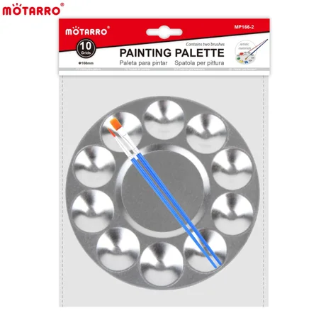 palette de peinture ronde en plastique de la marque Mötarro.