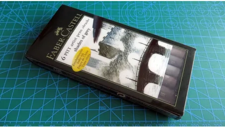 6 feutres pinceaux Faber-Castell Pitt Artist Pens aux nuances de gris