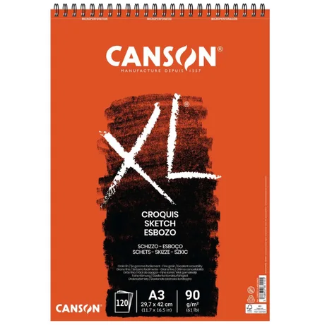 bloc de croquis Canson XL Croquis A3.